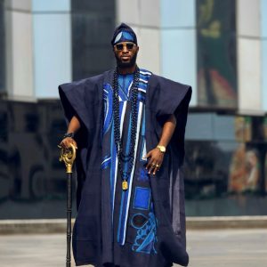 The “Regal Sapphire” Agbada.